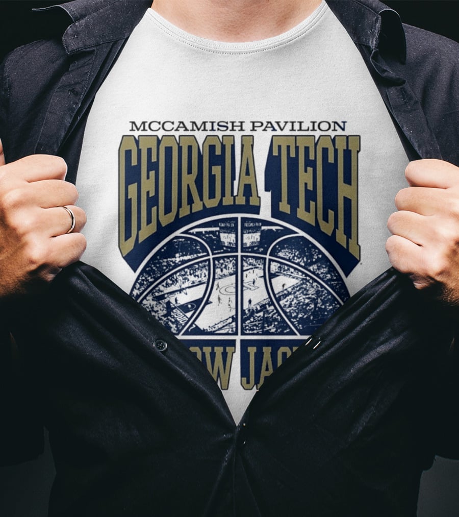Georgia Tech Yellow Jackets Basketball McCamish Pavilion Georgia Tech Yellow Jackets T-Shirt