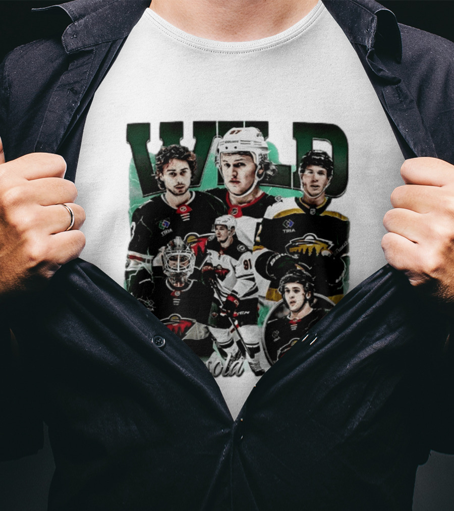 Minnesota Wild Hockey Team Players T-Shirt