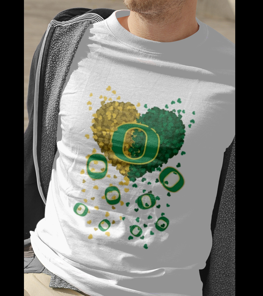 Oregon Ducks Football Heart 2026 T-Shirt