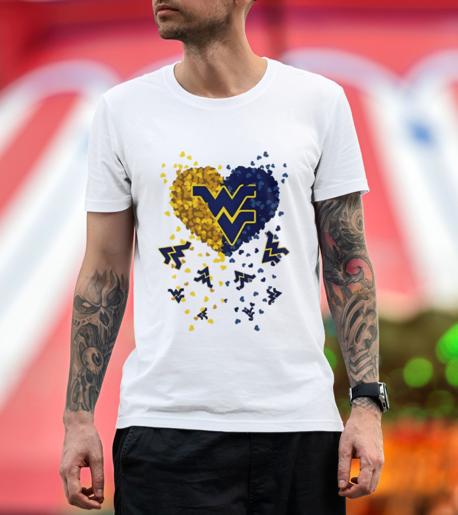 Heart Of West Virginia Mountaineers WV Football 2026 T-Shirt