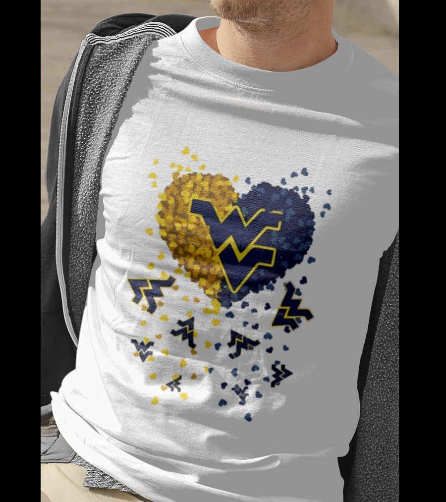 Heart Of West Virginia Mountaineers WV Football 2026 T-Shirt