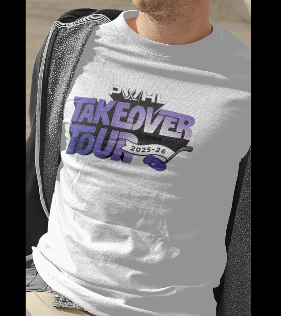 PWHL Takeover Tour 2025 26 Hockey Sideline Royalty T-Shirt