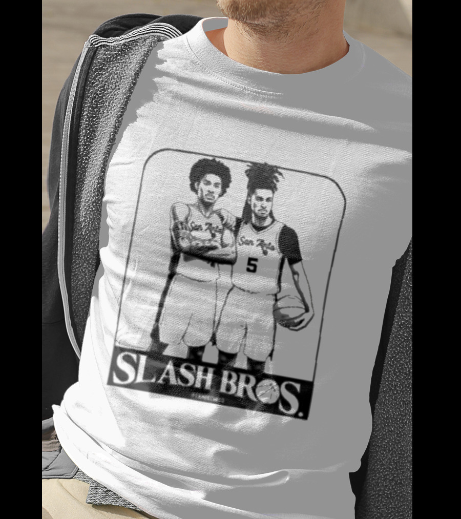 Slash Bros San Fran Basketball Duo 5 T-Shirt
