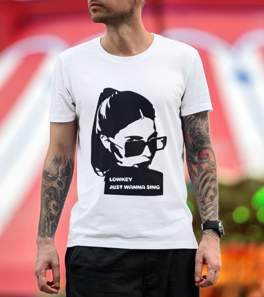 Lowkey Just Wanna Sing X Sophie Rey Sunglasses Girl T-Shirt