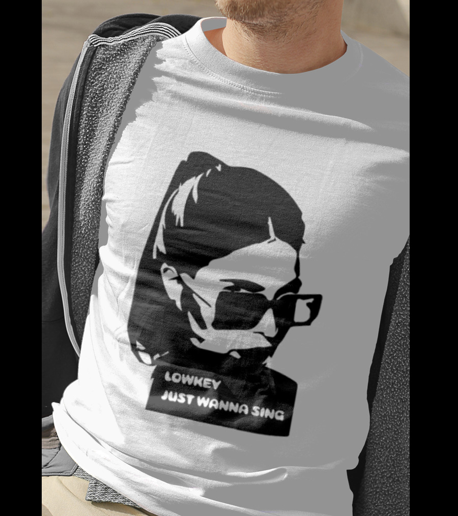 Lowkey Just Wanna Sing X Sophie Rey Sunglasses Girl T-Shirt