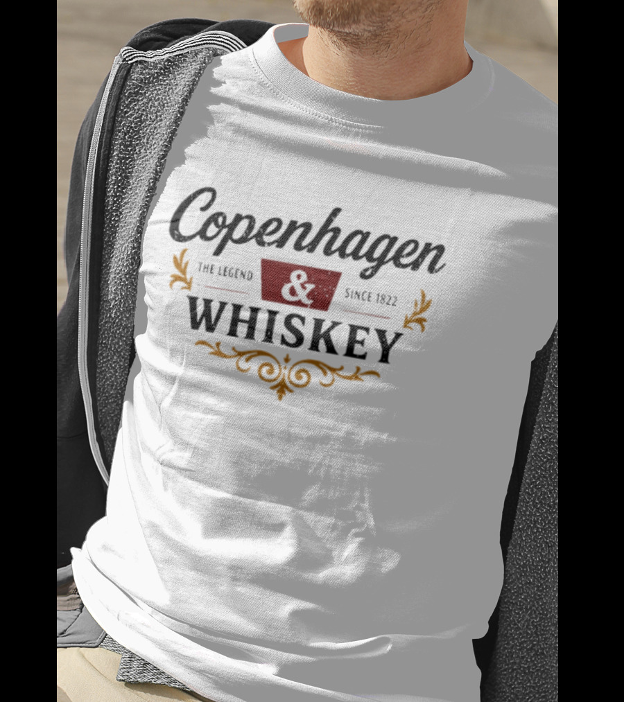 Copenhagen The Legend Since 1822 Whiskey T-Shirt