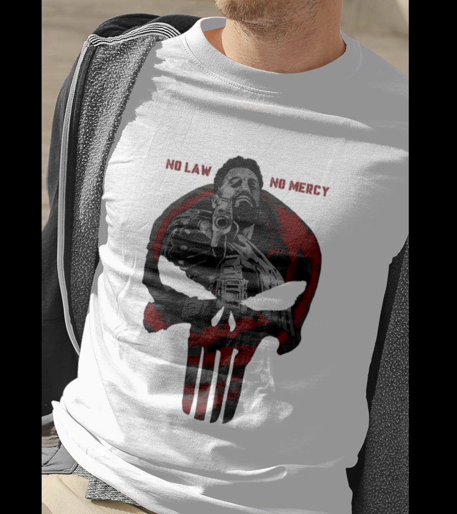 No Law No Mercy Skull Of Terror The Punisher Marvel Universal T-Shirt