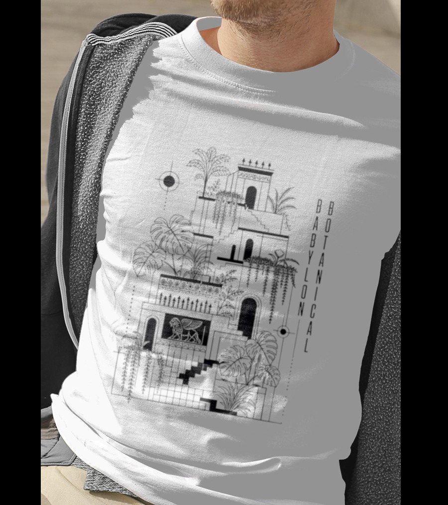 Babylon Botanical Hanging Gardens Vintage Line T-Shirt
