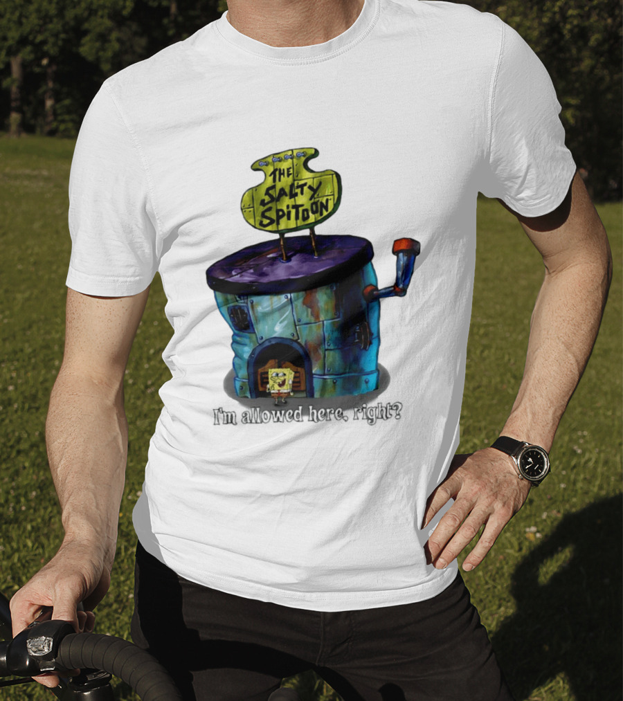 The Salty Spitoon SpongeBob SquarePants Are You Tough Enough Entrance Scene T-Shirt
