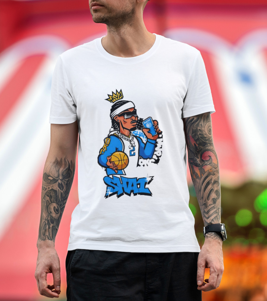 Shai Gilgeous Alexander OKC Crown Basketball Graphic SGA T-Shirt