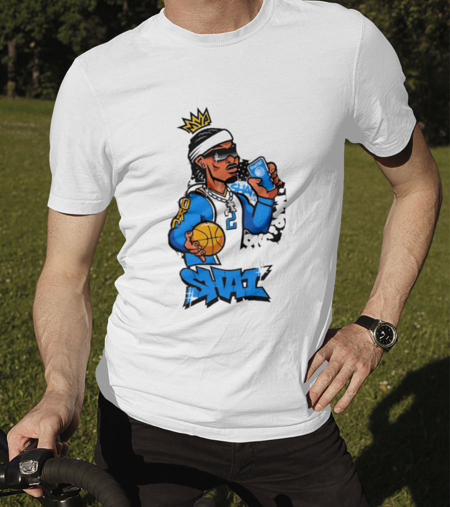 Shai Gilgeous Alexander OKC Crown Basketball Graphic SGA T-Shirt