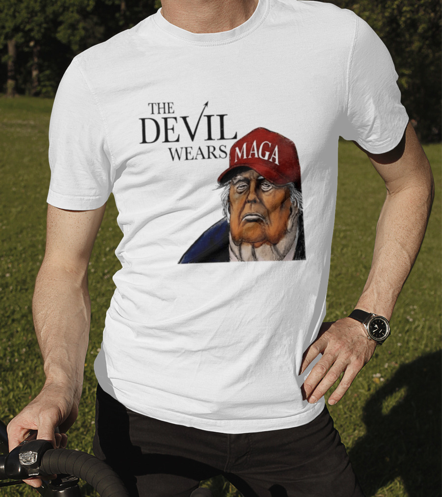 The Devil Wears MAGA Cap Trump T-Shirt