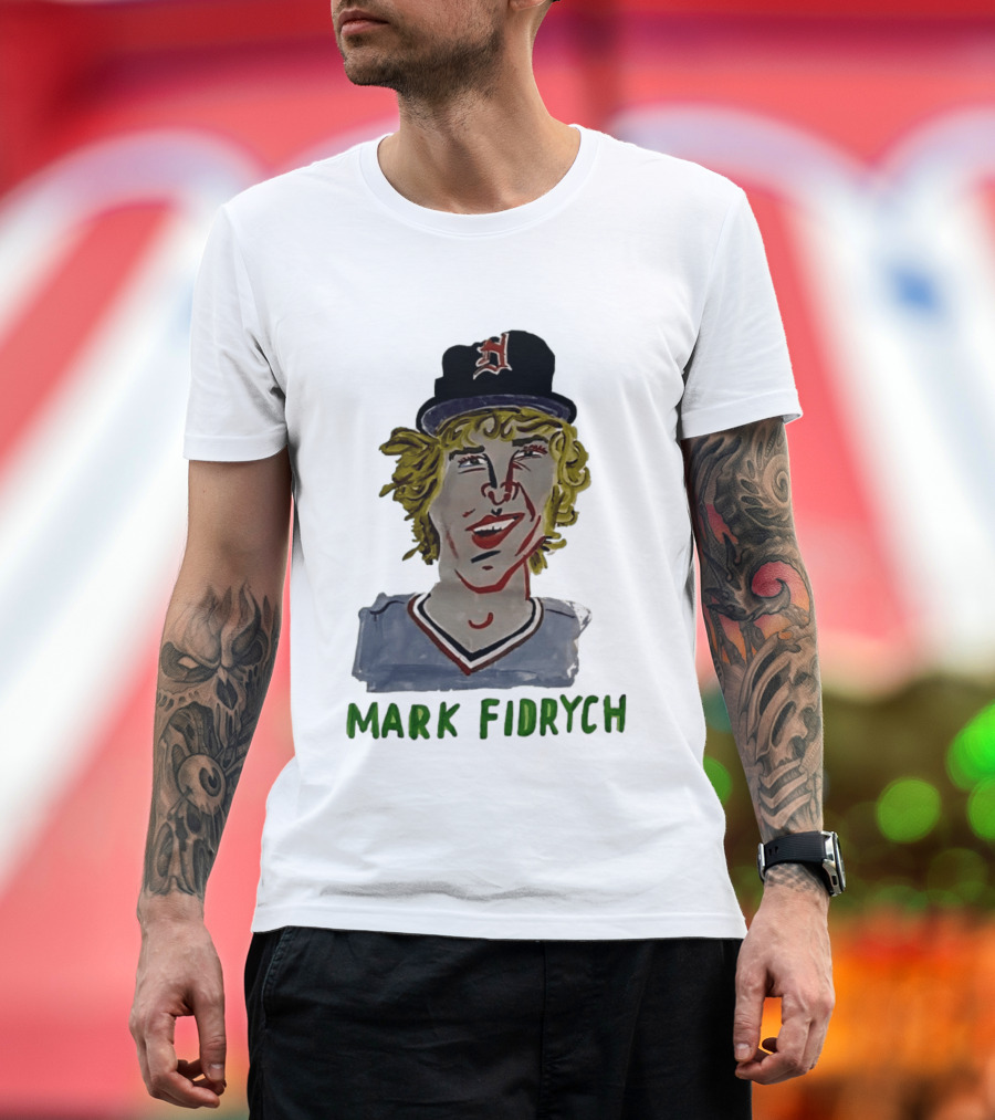 Mark Fidrych Detroit Tigers Vintage Baseball Legend T-Shirt