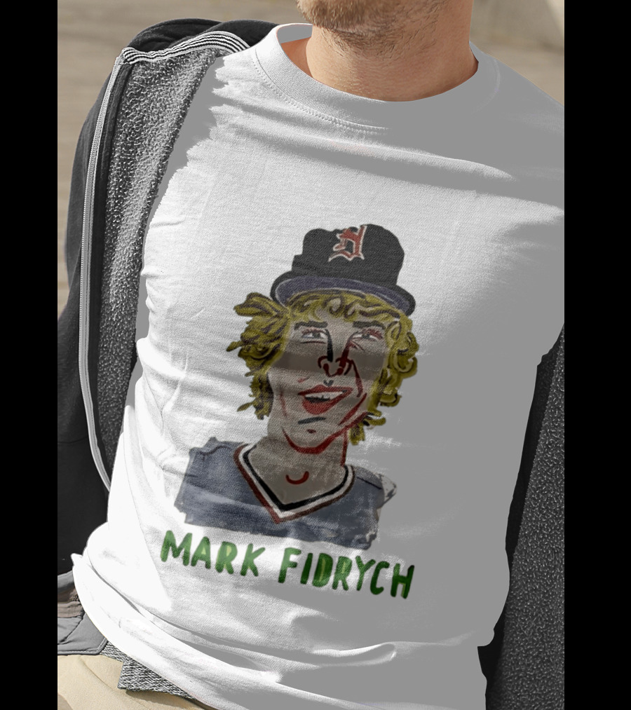 Mark Fidrych Detroit Tigers Vintage Baseball Legend T-Shirt
