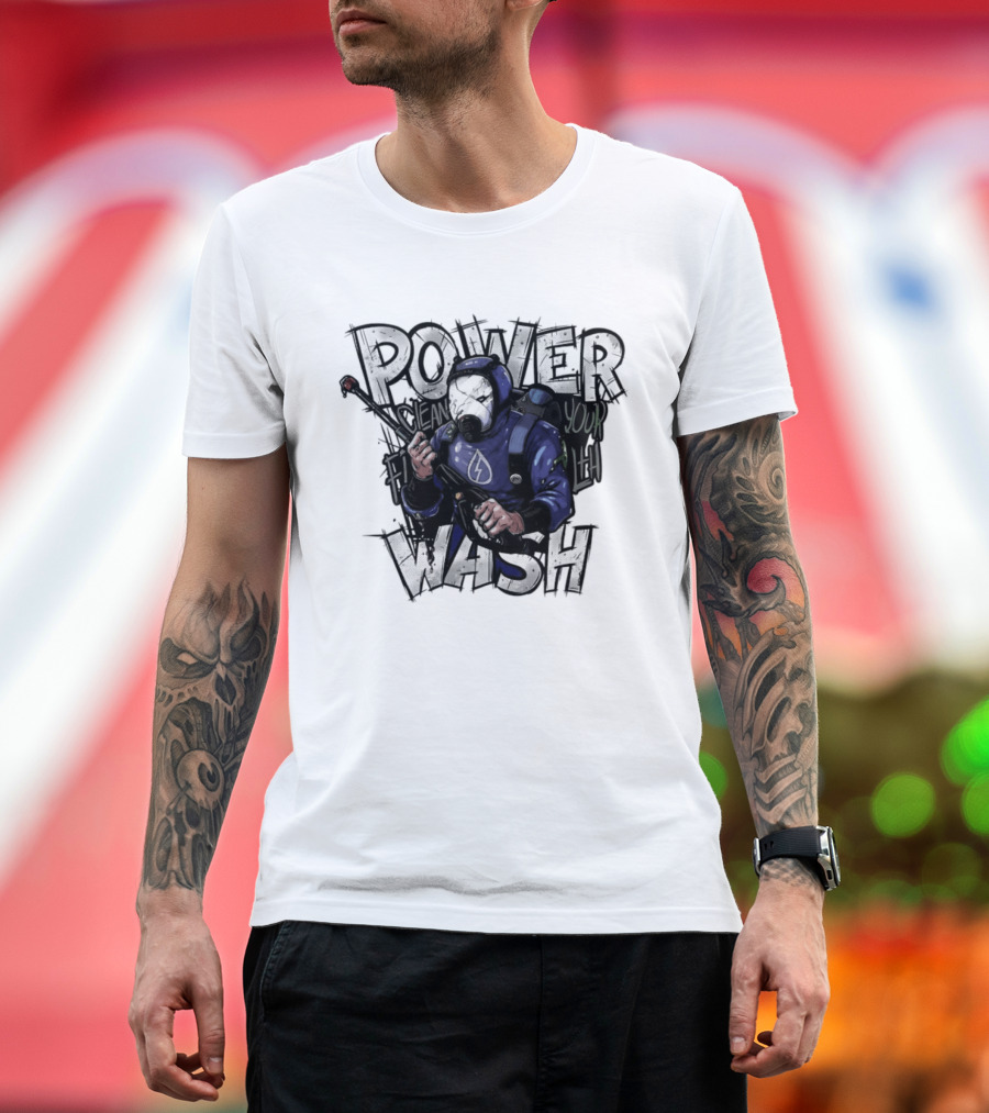 PowerWash Simulator Clean Your Fith T-Shirt