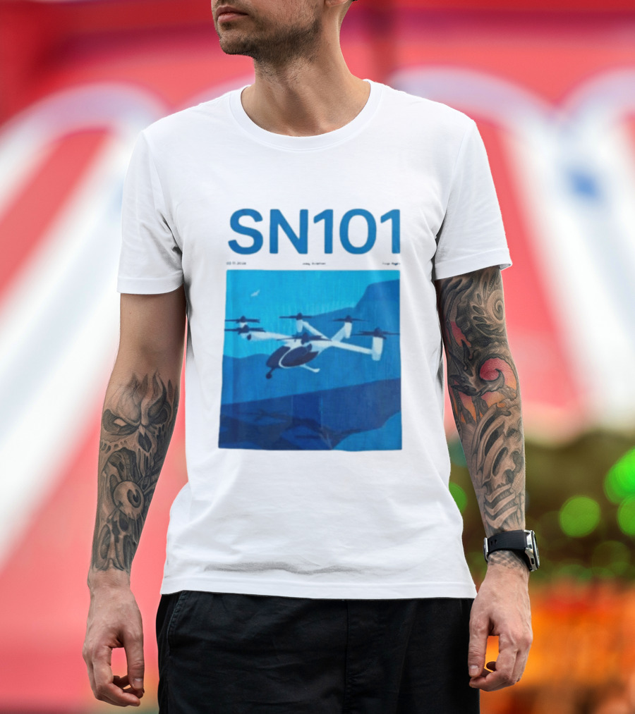 SN101 Joby Aviation First Flight Electric Air Taxi Innovation T-Shirt