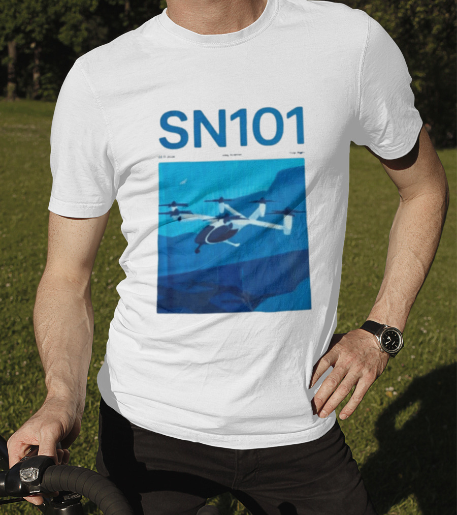 SN101 Joby Aviation First Flight Electric Air Taxi Innovation T-Shirt