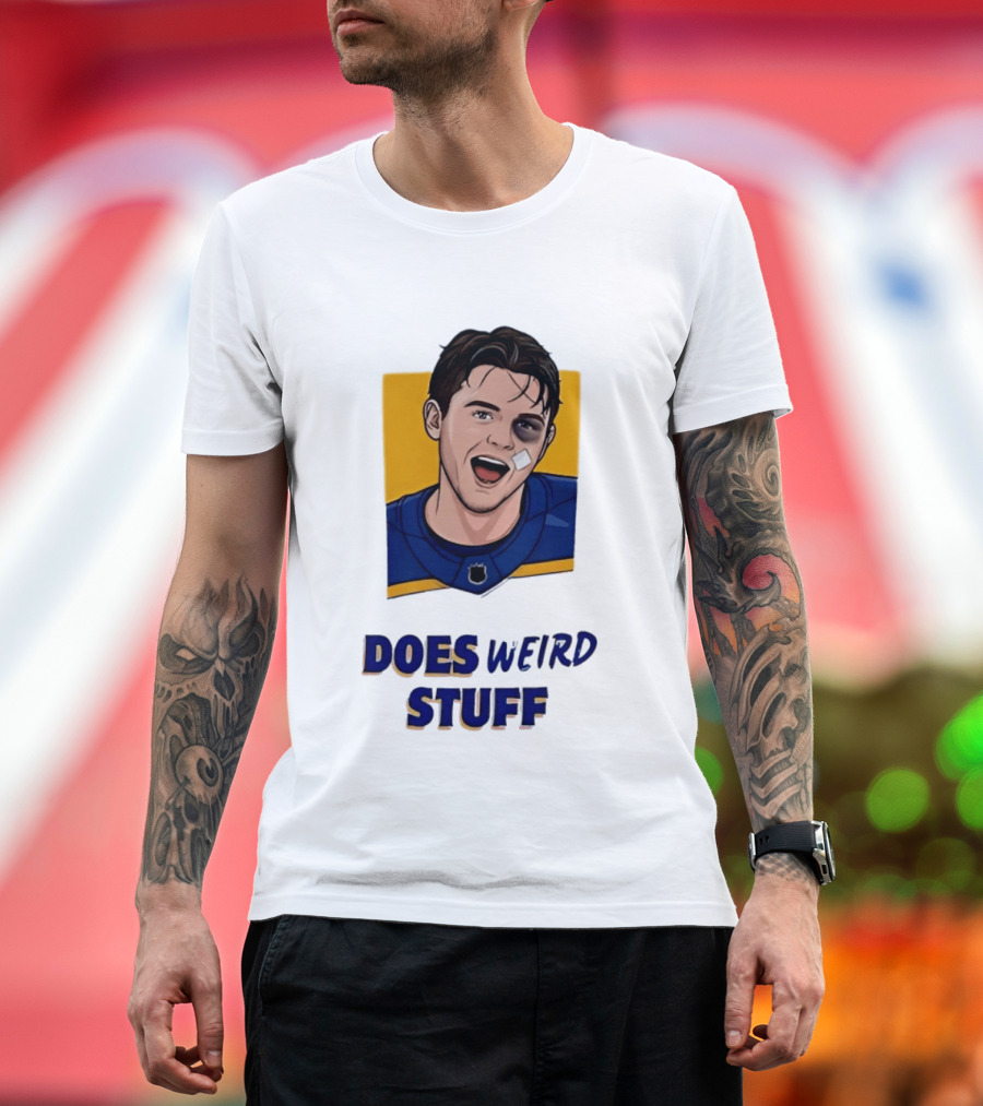 Buffalo Sabres Zach Benson Does Weird Stuff T-Shirt
