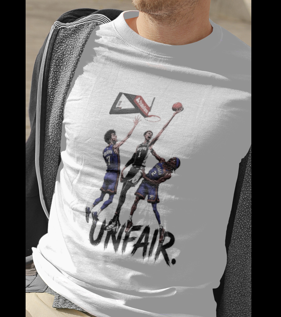 Chet Holmgren Victor Wembanyama Lu Dort San Antonio Spurs Unfair NBA Basketball 2026 T-Shirt
