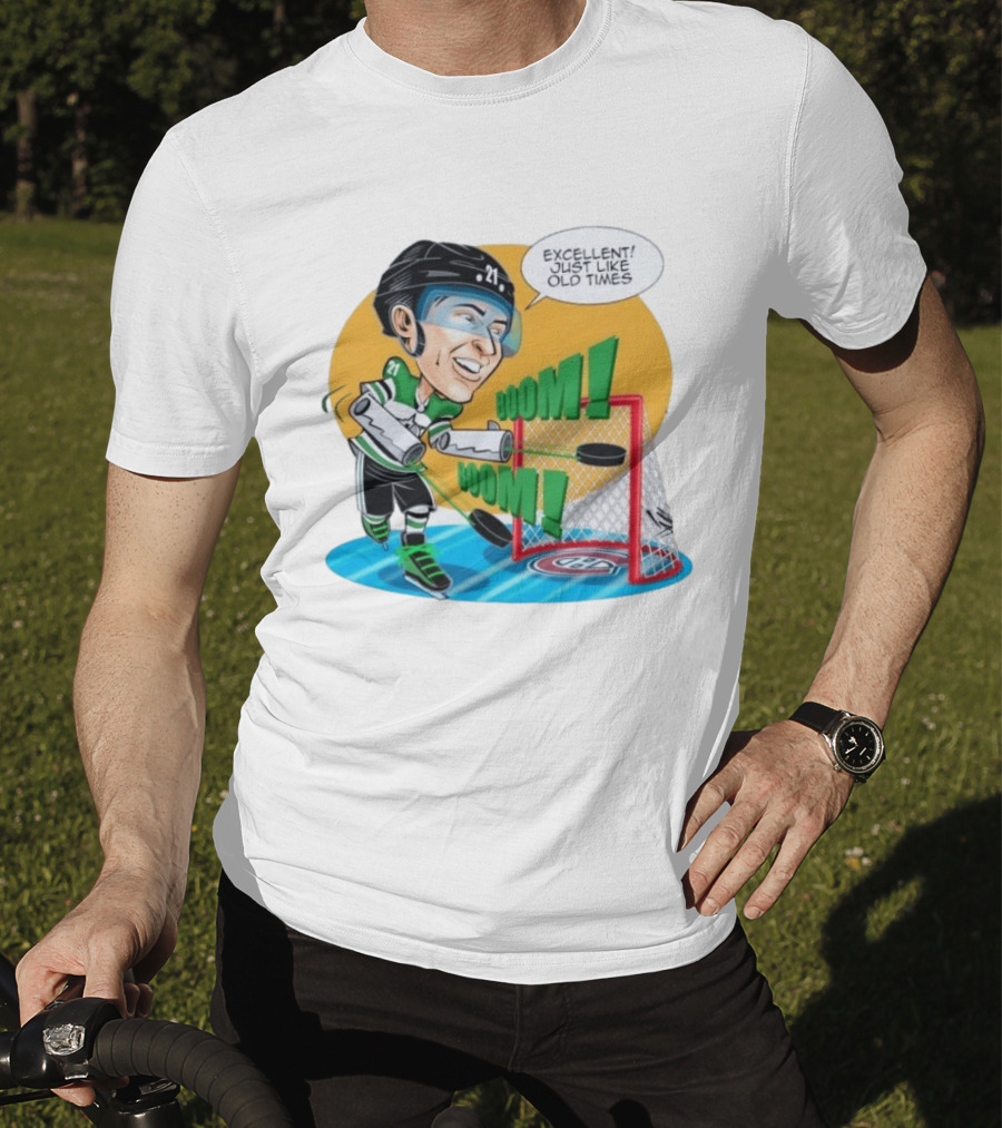 Jason Robertson Boom Excellent Just Like Old Times Hockey Goal T-Shirt