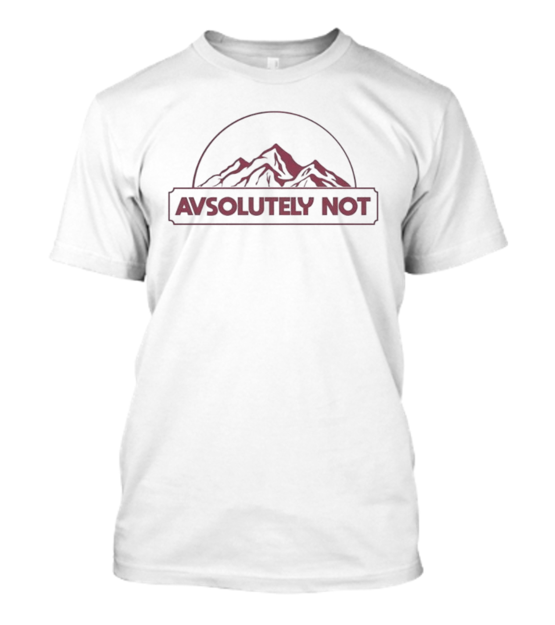 Colorado Avalanche Avsolutely Not With Mountain T-Shirt