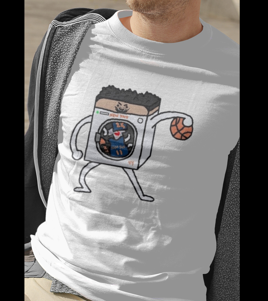 Landry Shamet New York Washing Machine Basketball Play T-Shirt