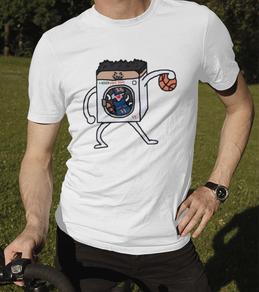 Landry Shamet New York Washing Machine Basketball Play T-Shirt