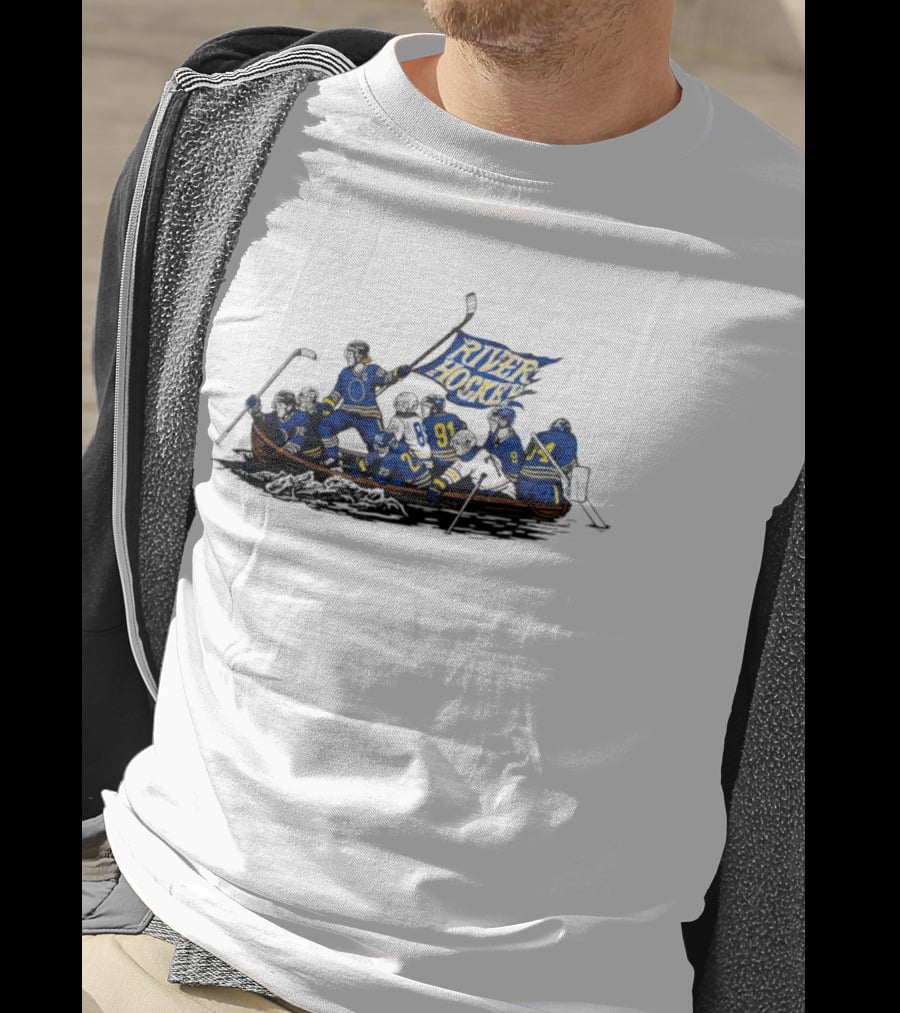Crossing The Niagara River Hockey Buffalo Sabres USA 250th Anniversary T-Shirt