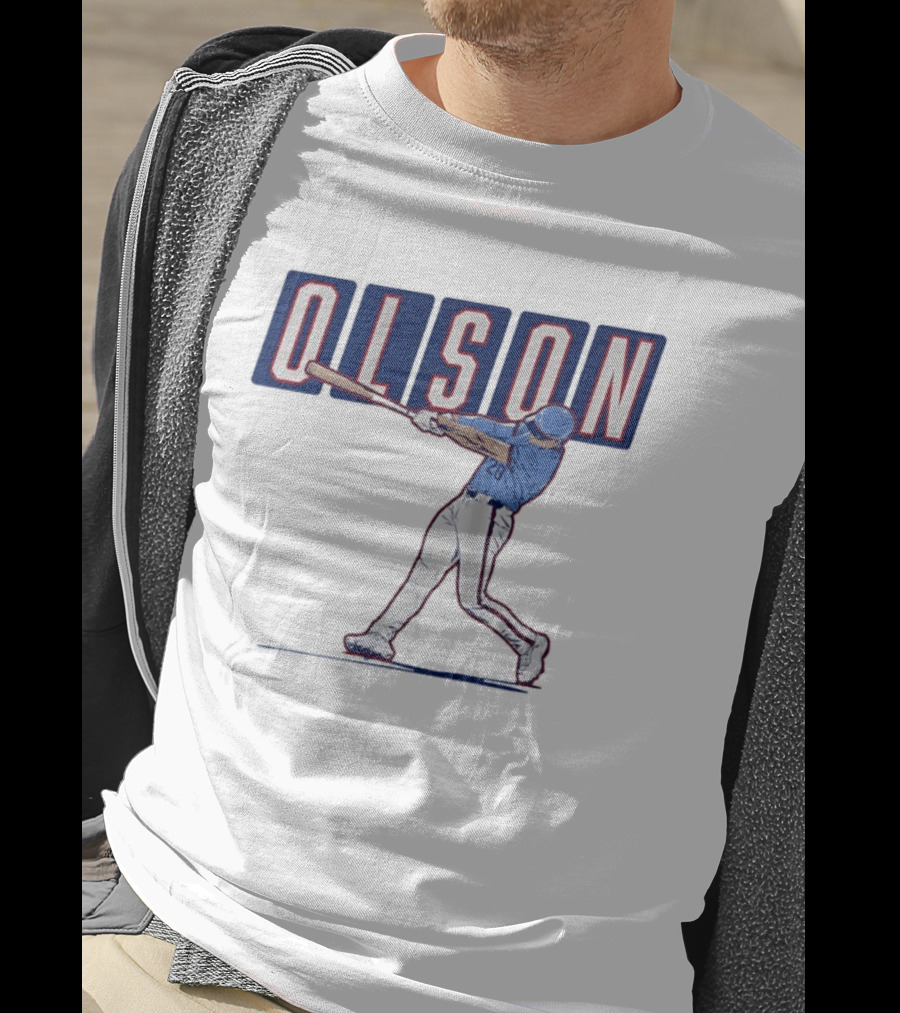 Olson 28 ATL Slugger Swing For Atlanta Braves Baseball Fans T-Shirt