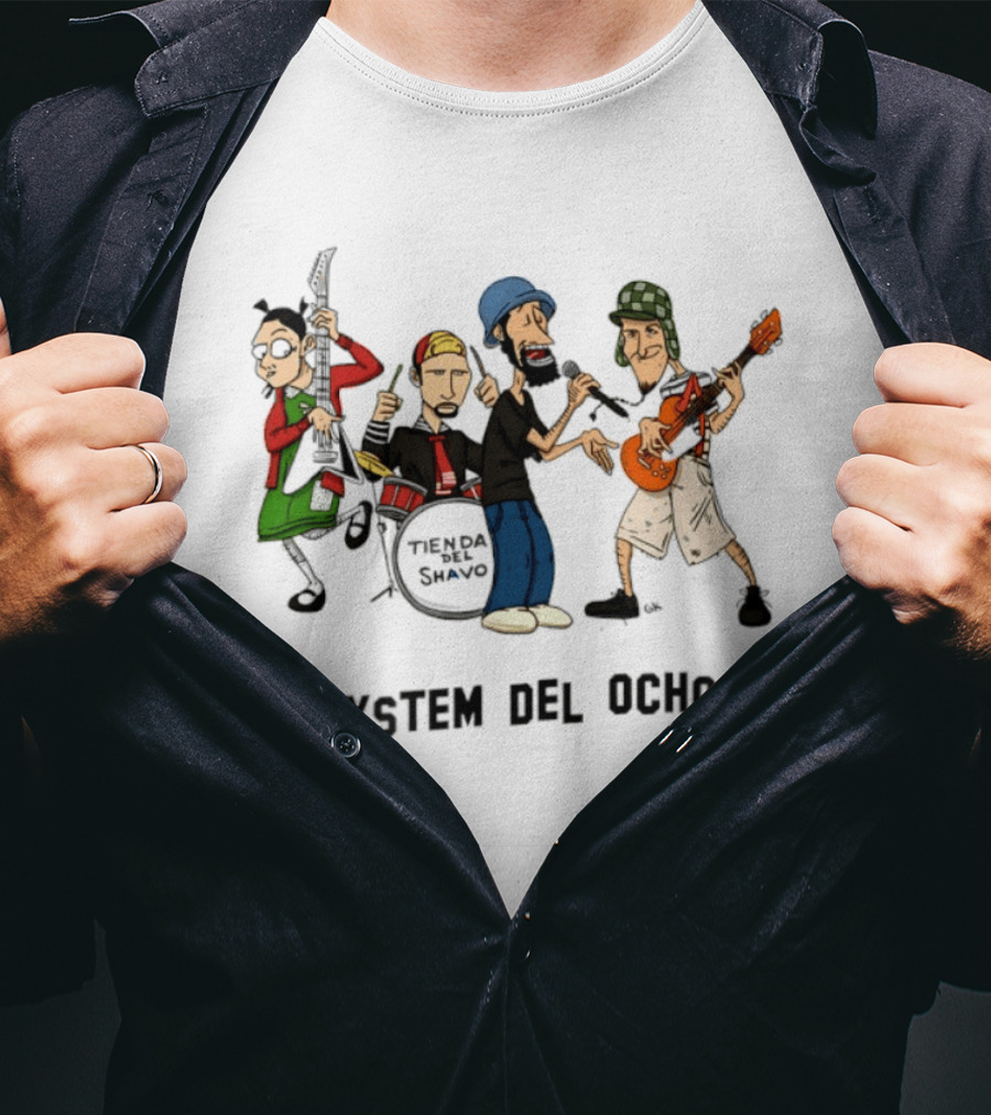 System Of A Down Tienda Shavo System Del Ocho Characters T-Shirt