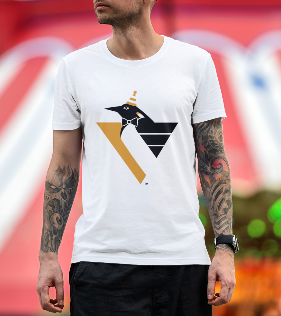 Pittsburgh Penguins Happy Birthday RoboPenguin NHL Party T-Shirt
