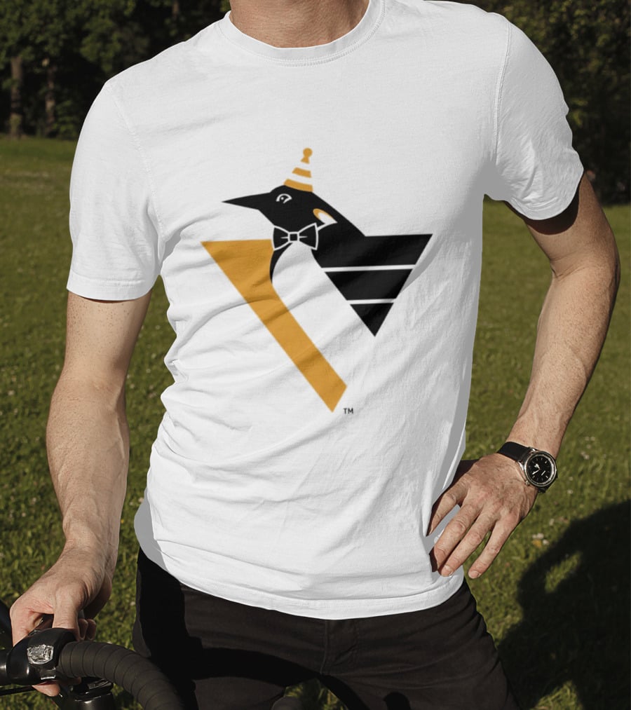Pittsburgh Penguins Happy Birthday RoboPenguin NHL Party T-Shirt