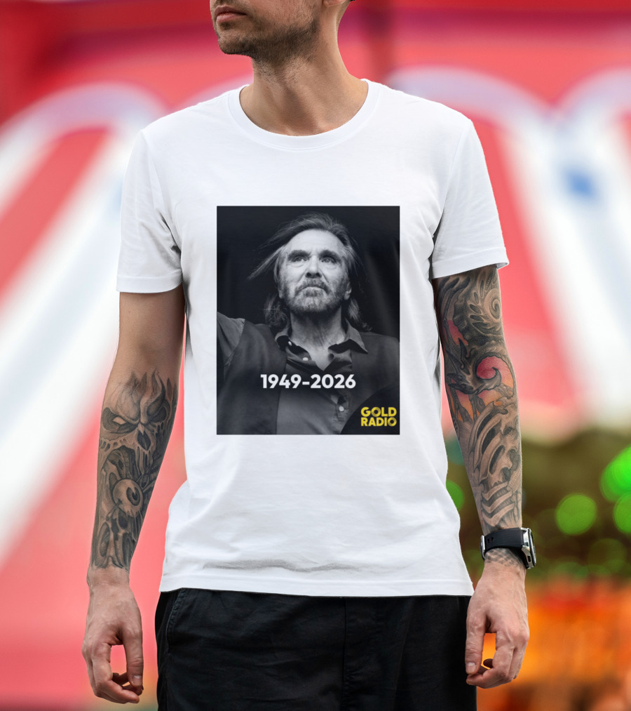Dr Hook Singer Dennis Locorriere 1949 2026 Gold Radio T-Shirt