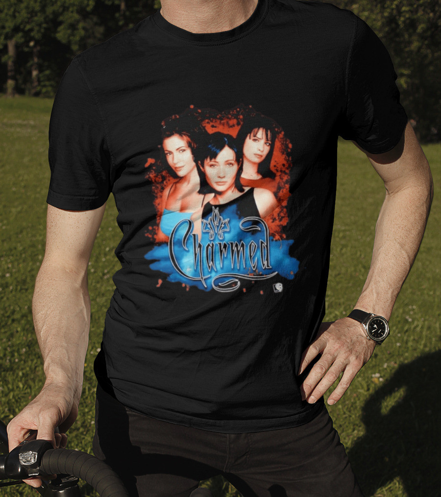 Charmed 1998 Prue Piper Phoebe Iconic Magic Sisters T-Shirt
