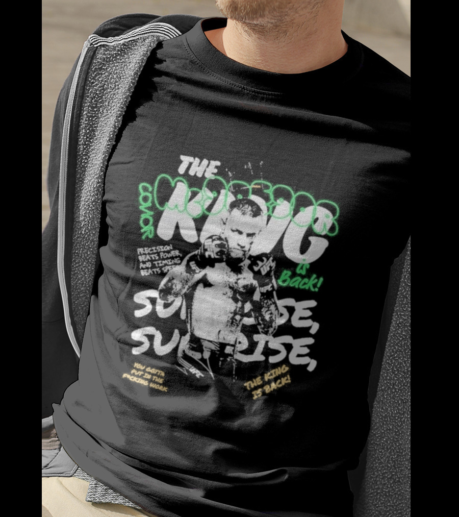 The Notorious Conor McGregor The Champ Sunrise Surprise Boxing Legacy T-Shirt