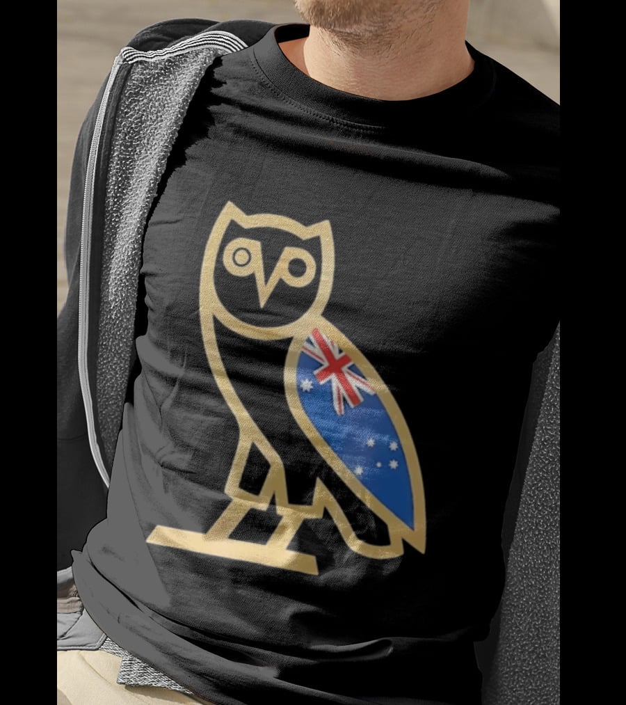 OVO Owl With Australia Flag T-Shirt