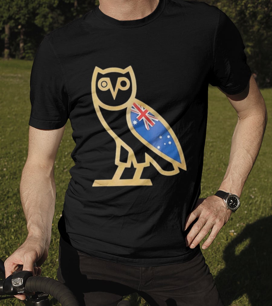 OVO Owl With Australia Flag T-Shirt