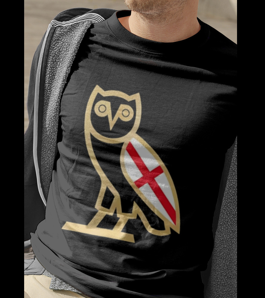 OVO Owl England Flag T-Shirt