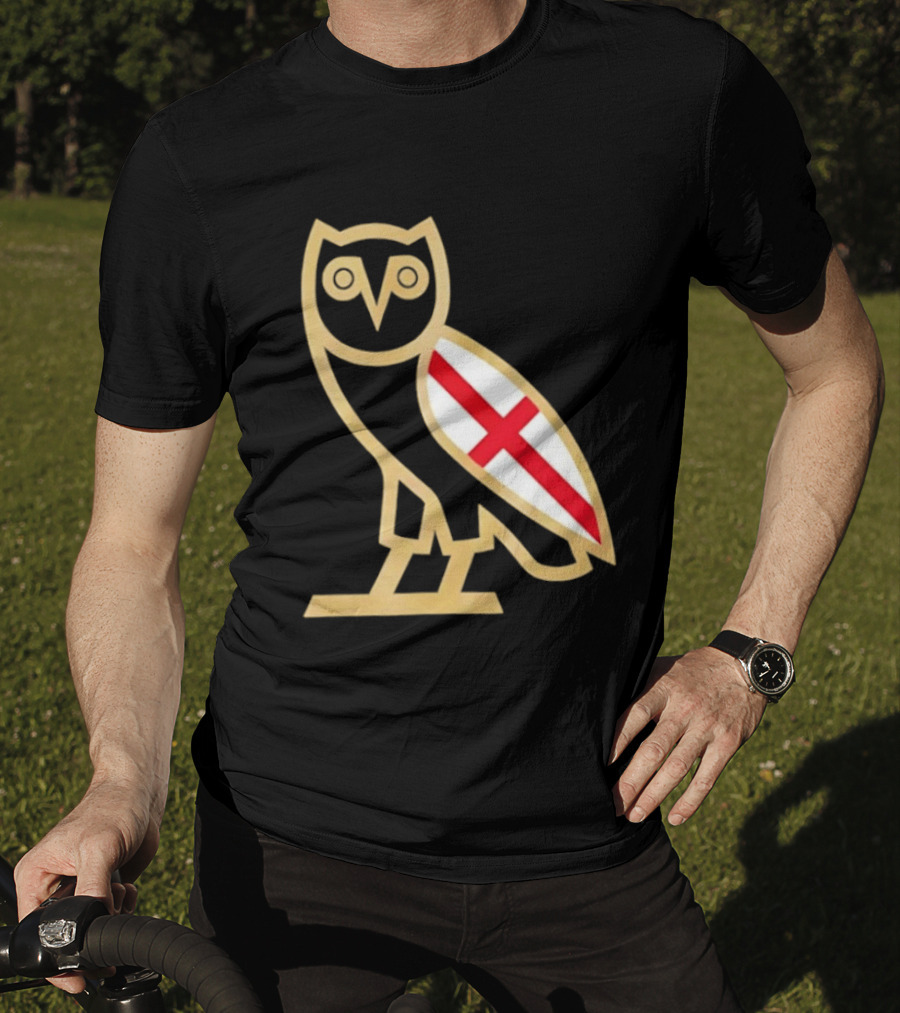 OVO Owl England Flag T-Shirt