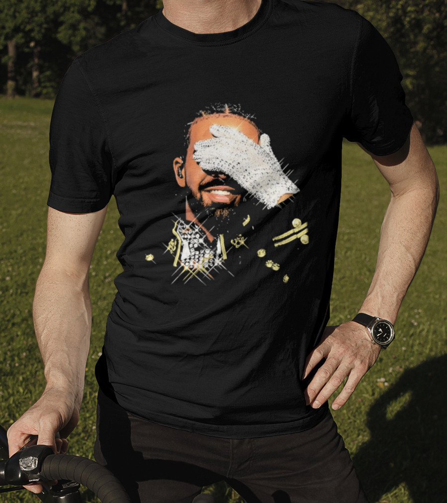 Drake Iceman Pay Tribute To Michael Jackson Glitter Glove Iconic Gesture T-Shirt