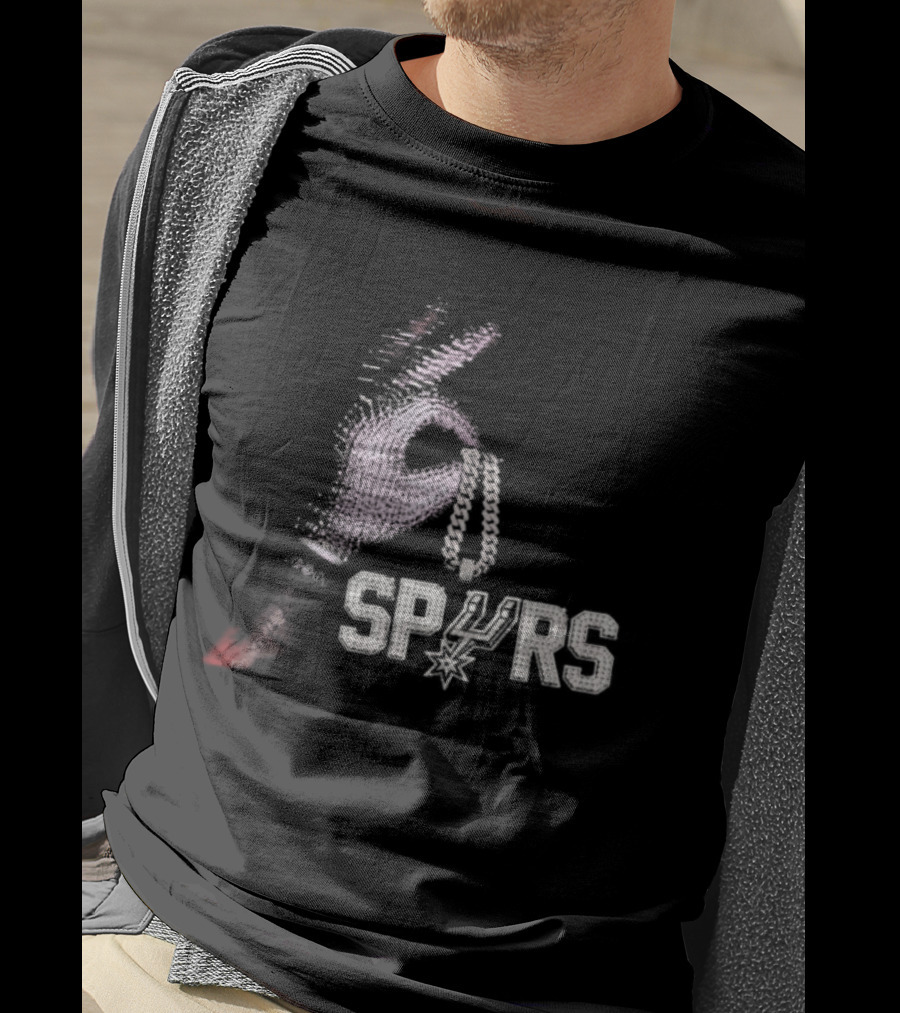 Drake Iceman Spurs Diamond Hand San Antonio Spurs T-Shirt