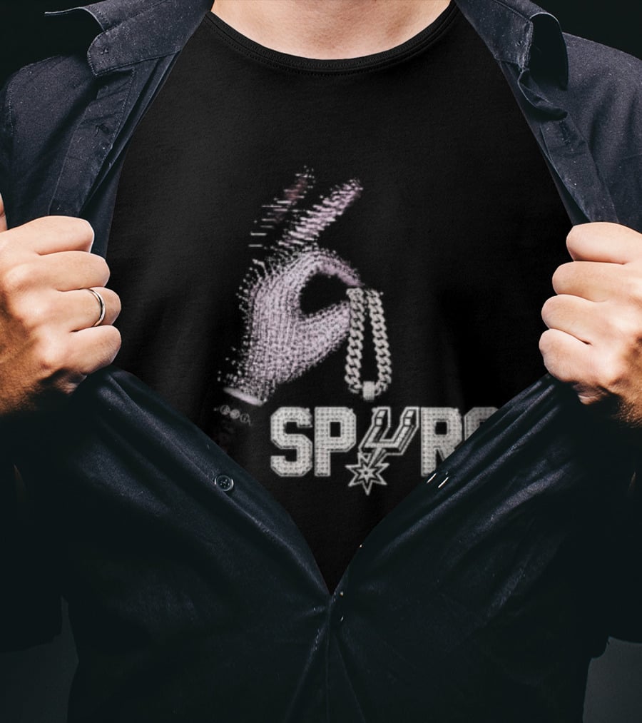 Drake Iceman Spurs Diamond Hand San Antonio Spurs T-Shirt