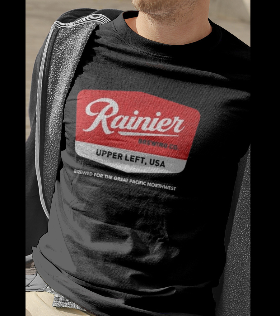 Rainier Brewing Co Upper Left USA Pacific Northwest T-Shirt