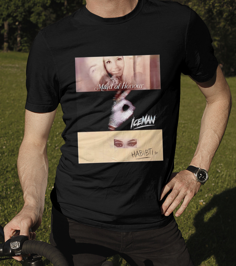 Maid Of Honour Iceman Habibti Mashup With Glove And Portraits T-Shirt