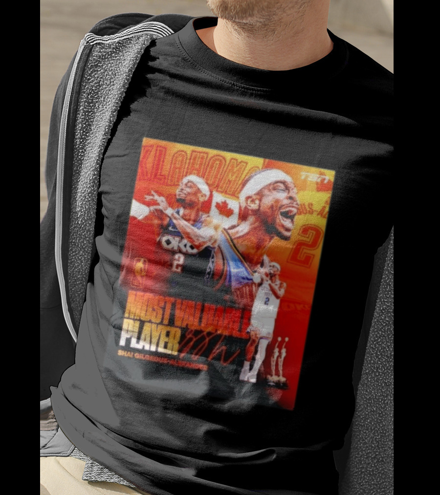 Shai Gilgeous Alexander Oklahoma Most Valuable Player 2x MVP TSN Basketball Canada T-Shirt