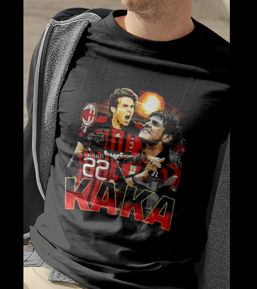 Kaká 22 AC Milan Soccer Icon Celebration 1899 T-Shirt