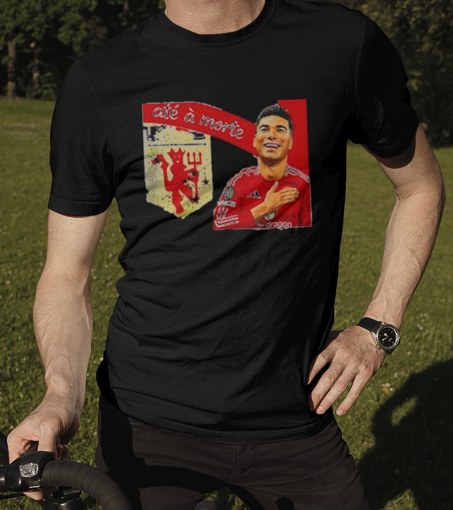 Manchester United Até à Morte Casemiro T-Shirt