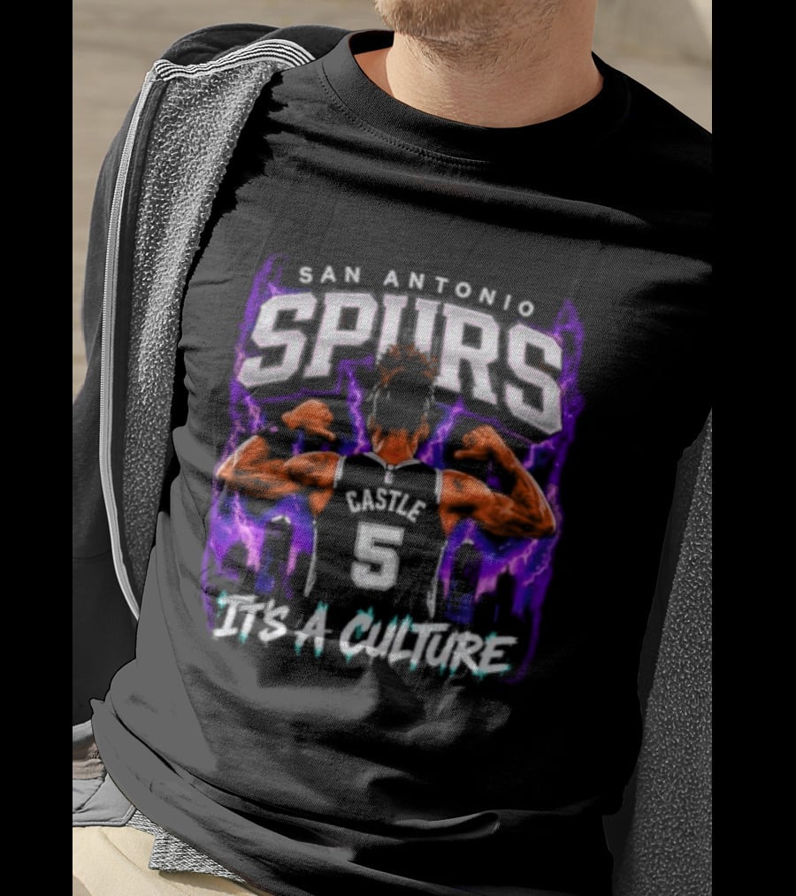 San Antonio Spurs Castle 5 It's A Culture T-Shirt