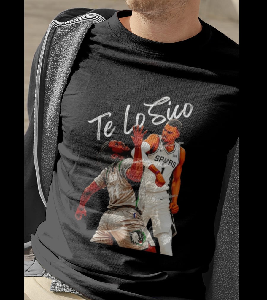 San Antonio Spurs Basketball Te Lo Sico Wemby Elbow Reid T-Shirt