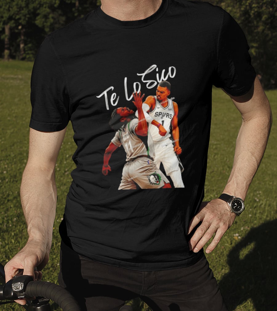 San Antonio Spurs Basketball Te Lo Sico Wemby Elbow Reid T-Shirt